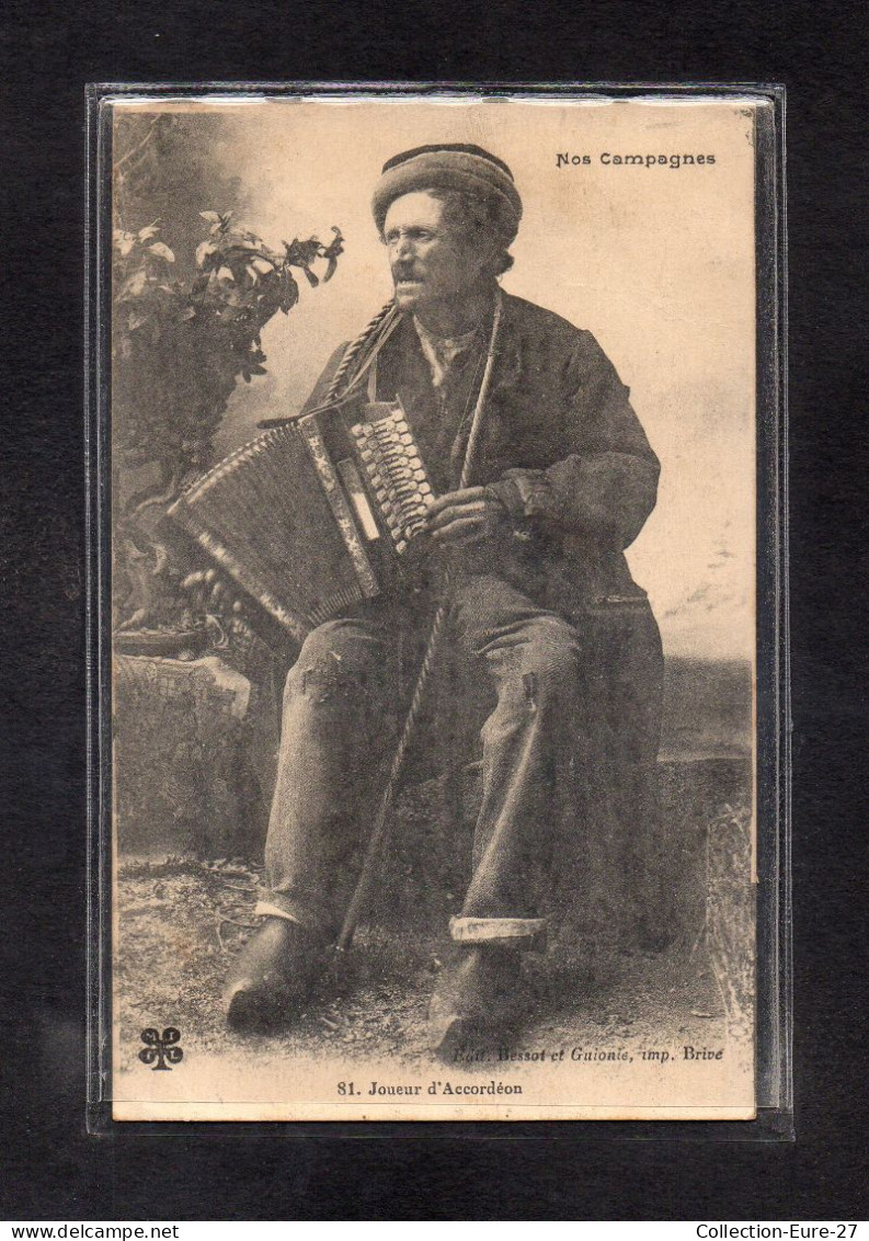 (27/04/24) 19-CPA BRIVE - JOUEUR D'ACCORDEON - Brive La Gaillarde