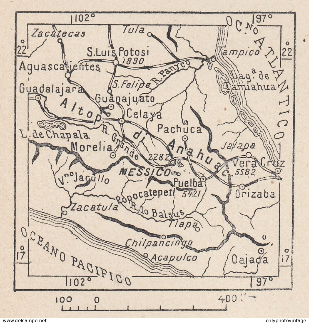 Texas, Anahuac E Dintorni, 1907 Carta Geografica Epoca, Vintage Map - Landkarten