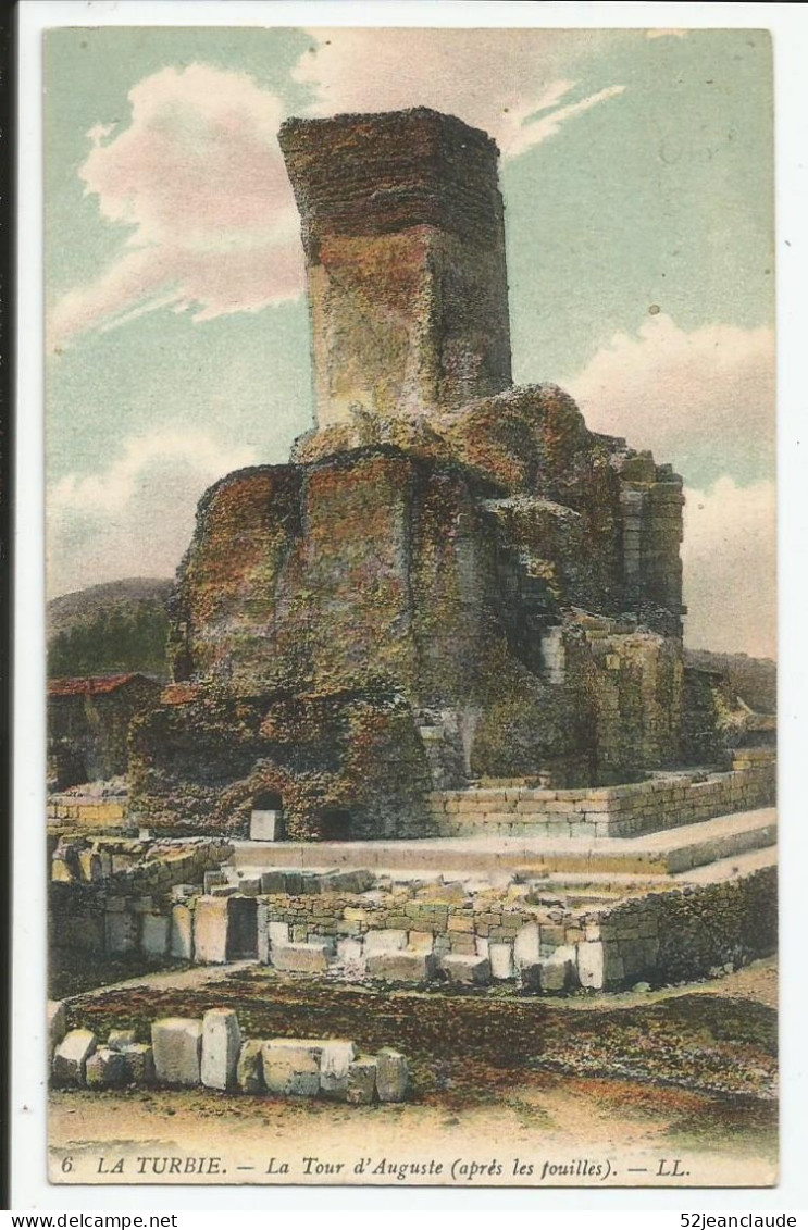 La Turbie La Tour D'Auguste (après Les Fouilles)   1914    N° 6 - Sonstige & Ohne Zuordnung
