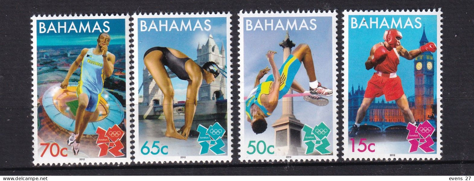 BAHAMAS-2012-QE11-OLYMPICS LONDON-MNH. - Zomer 2012: Londen