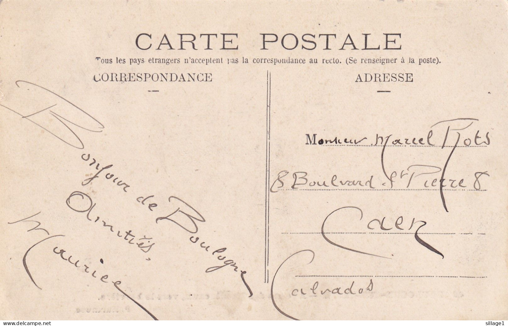 [92] Hauts De Seine > Boulogne-sur-Seine - Billancourt - HÔTEL RESTAURANT Carte Postale Animée Ancienne Originale Rare - Boulogne Billancourt