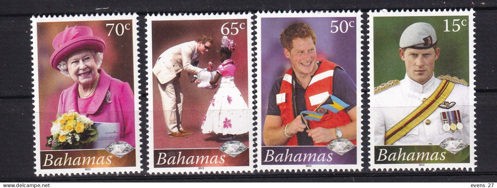 BAHAMAS-2012--QE11-PRINCE HARRY-MNH. - Bahamas (1973-...)