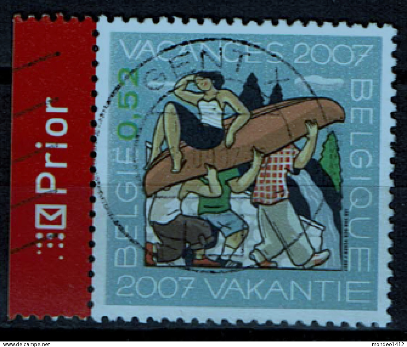 België OBP 3668 - Summer Stamps Kayaks - Centrale Stempel - Gebruikt