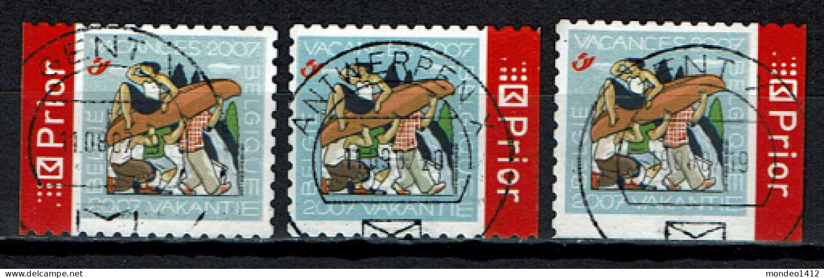 België OBP 3666 - Les Vacances, Kayak - Used Stamps