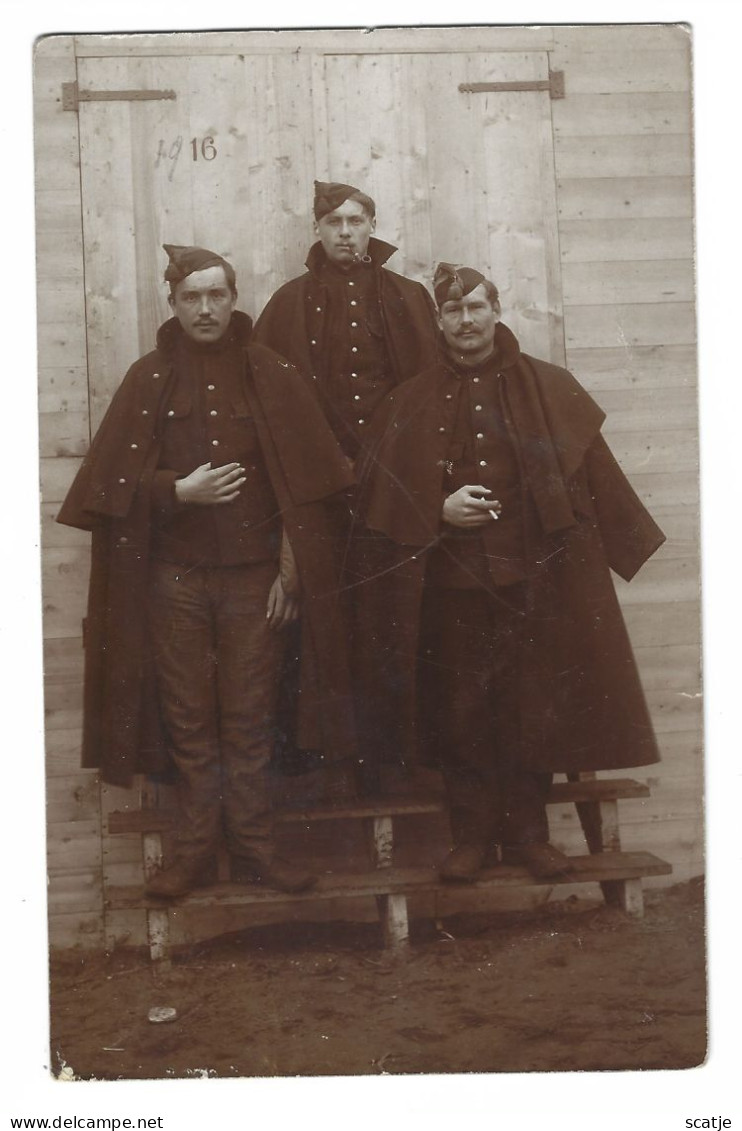 1916  Yserfront   -   FOTOKAART   -   Militairen - Oorlog 1914-18