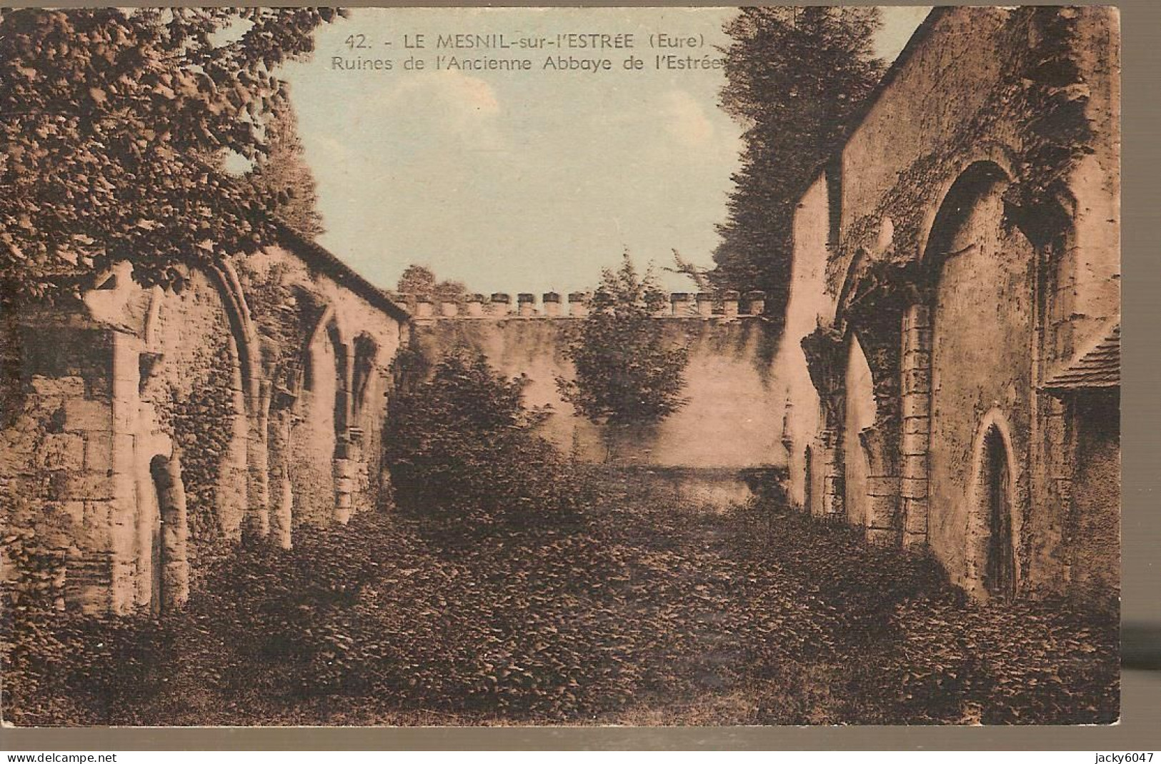 27 - Le Mesnil-sur-L'Estree - Ruines De L'Ancienne Abbaye - Autres & Non Classés