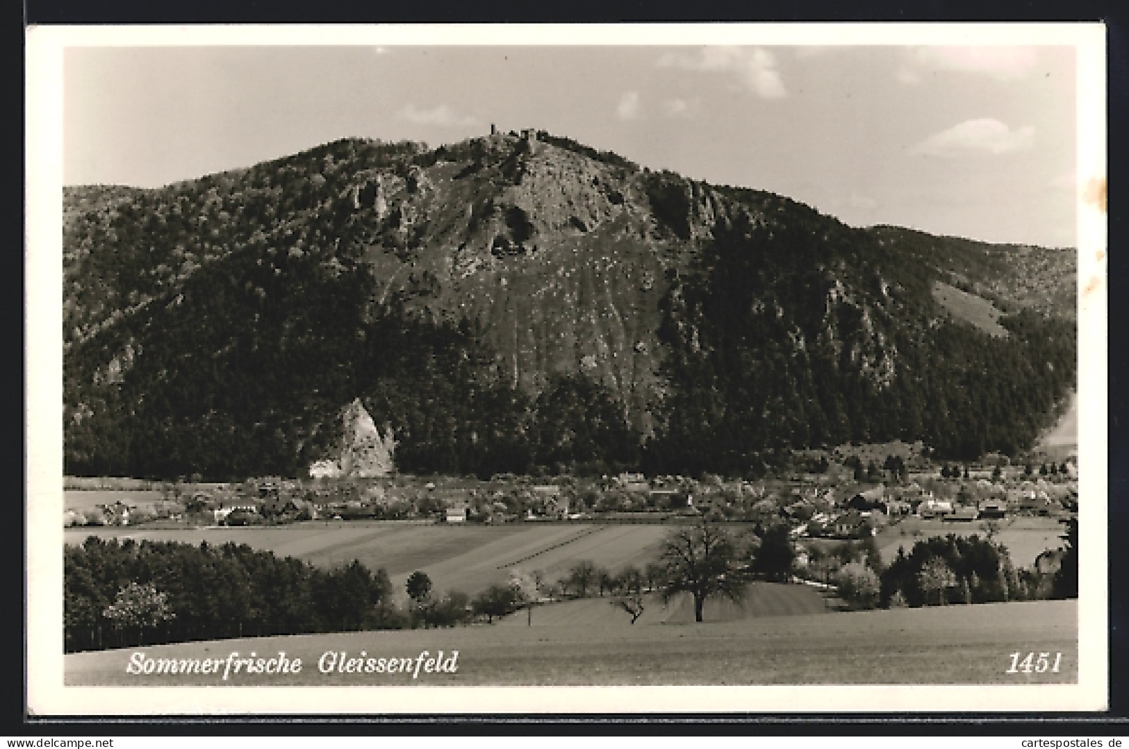 AK Gleissenfeld, Ortsansicht Vor Bergwand  - Otros & Sin Clasificación