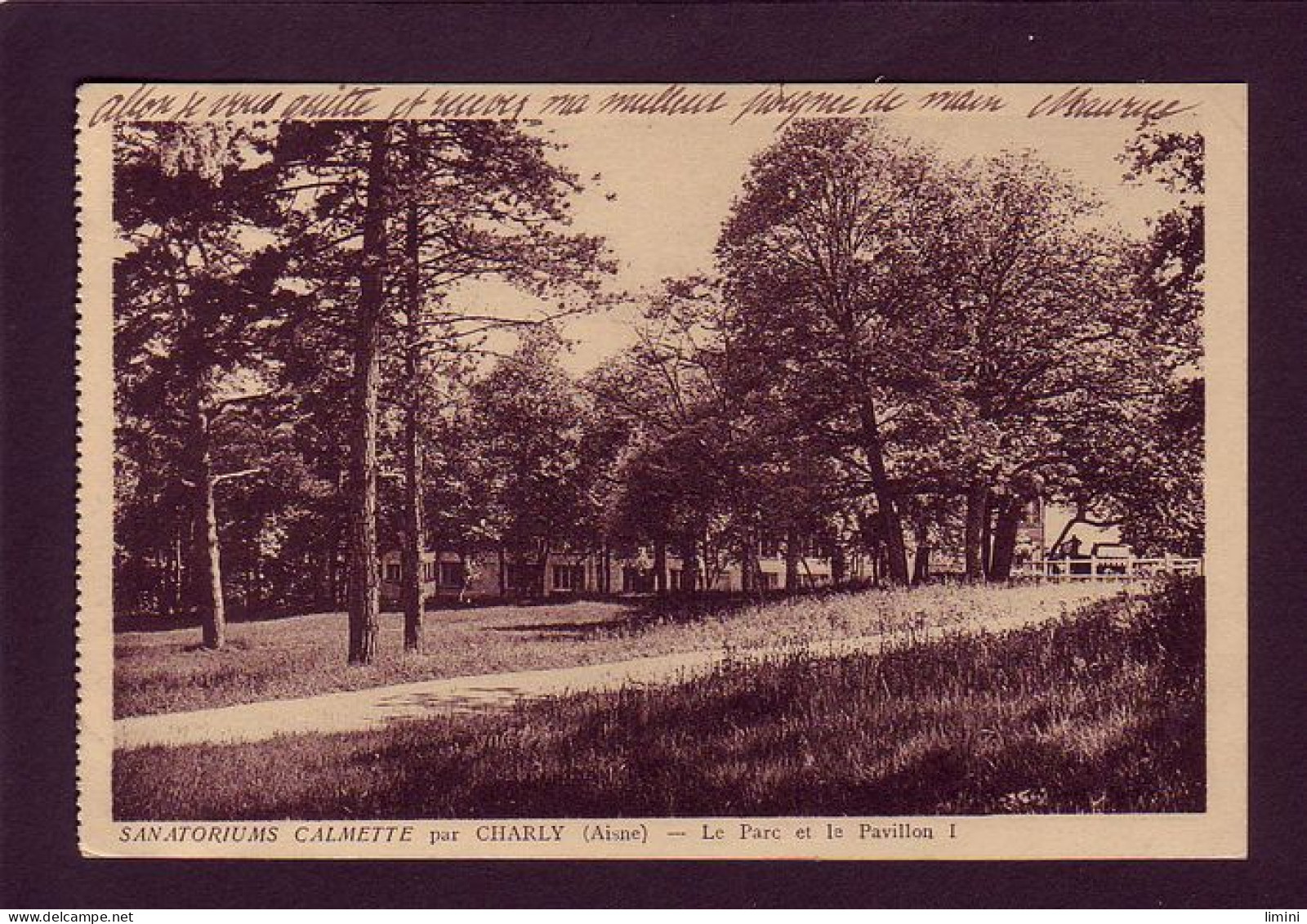 02 - CHARLY - SANATORIUM CALMETTE - LE PARC ET LE PAVILLON -  - Altri & Non Classificati