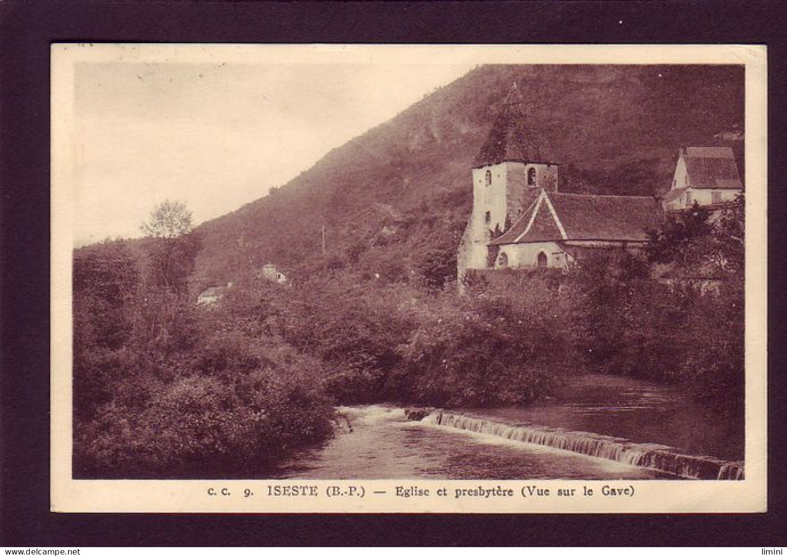 64 - ISESTE - ÉGLISE ET PRESBYTERE - VUE SUR LE GAVE -  - Sonstige & Ohne Zuordnung