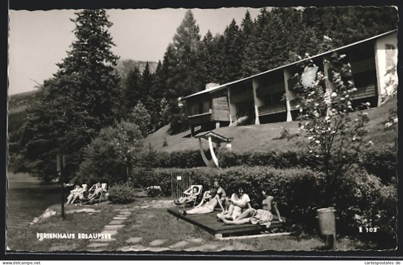 AK Erlaufsee, Ferienhaus Erlaufsee Mit Badegästen  - Sonstige & Ohne Zuordnung