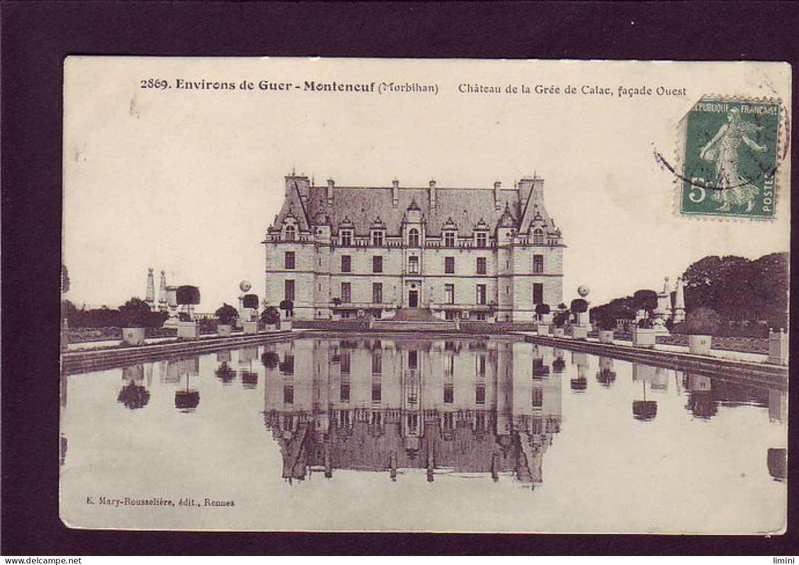 56 - GUER-MONTENEUF - CHATEAU DE LA GRÉE DE CALAC -  - Autres & Non Classés