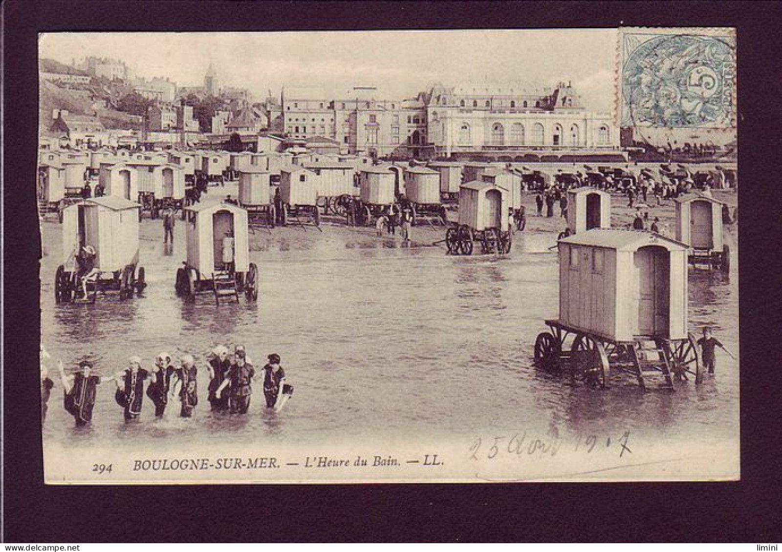 62 - BOULOGNE-sur-MER - L'HEURE DU BAIN - ANIMÉE -  - Boulogne Sur Mer