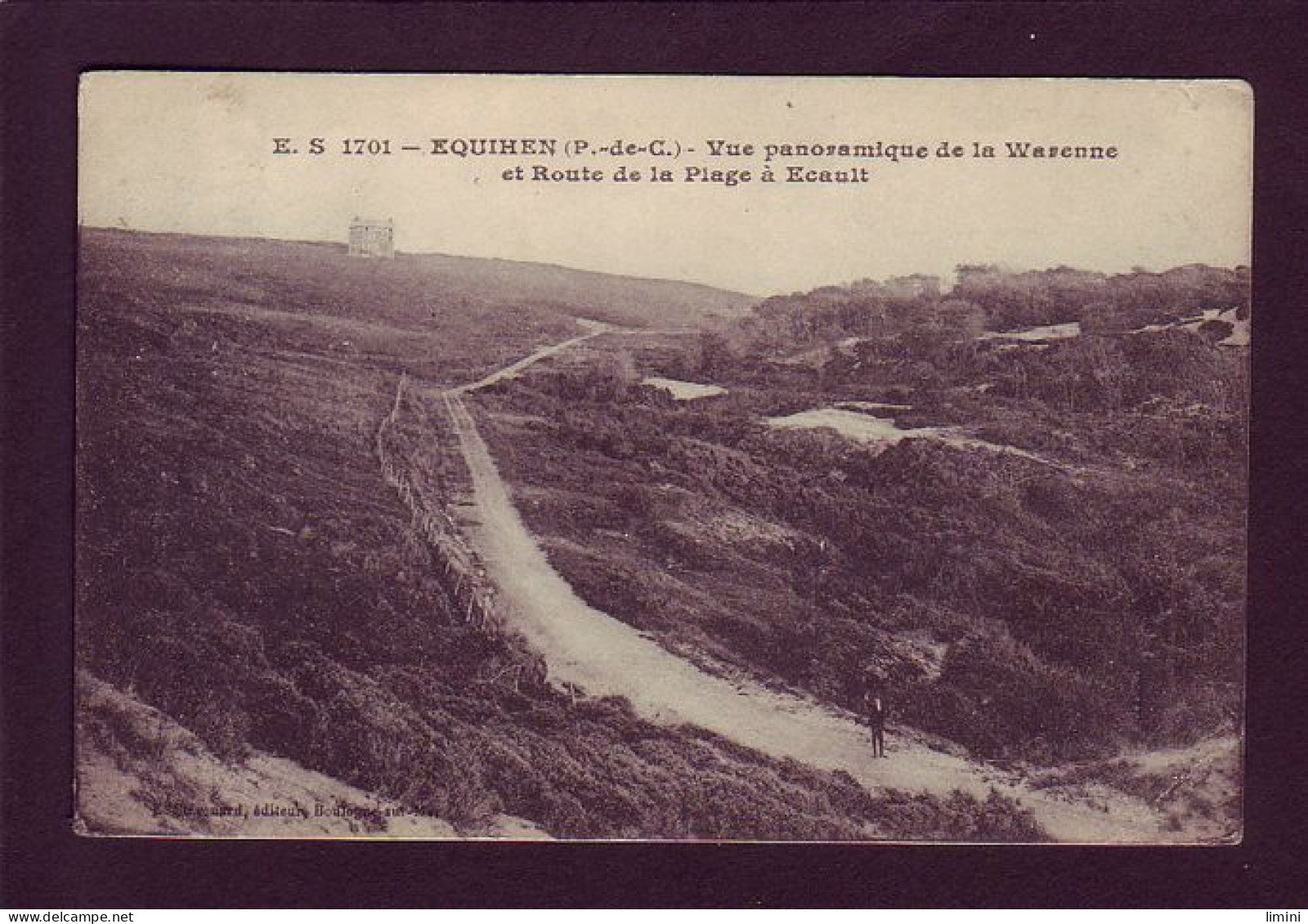 62 - EQUIHEN - VUE PANORAMIQUE DE LA WARENNE ET ROUTE DE LA PLAGE - ANIMÉE -  - Other & Unclassified