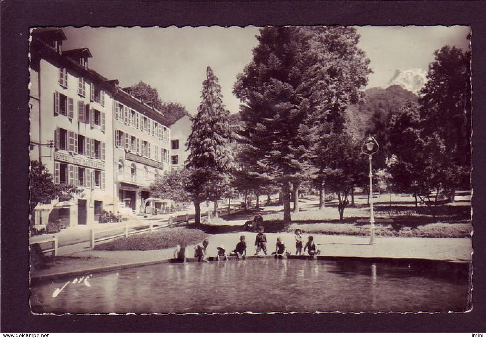 65 - EAUX-BONNES - LE JARDIN DARRALDE ET LE GER - ANIMÉE -  - Other & Unclassified