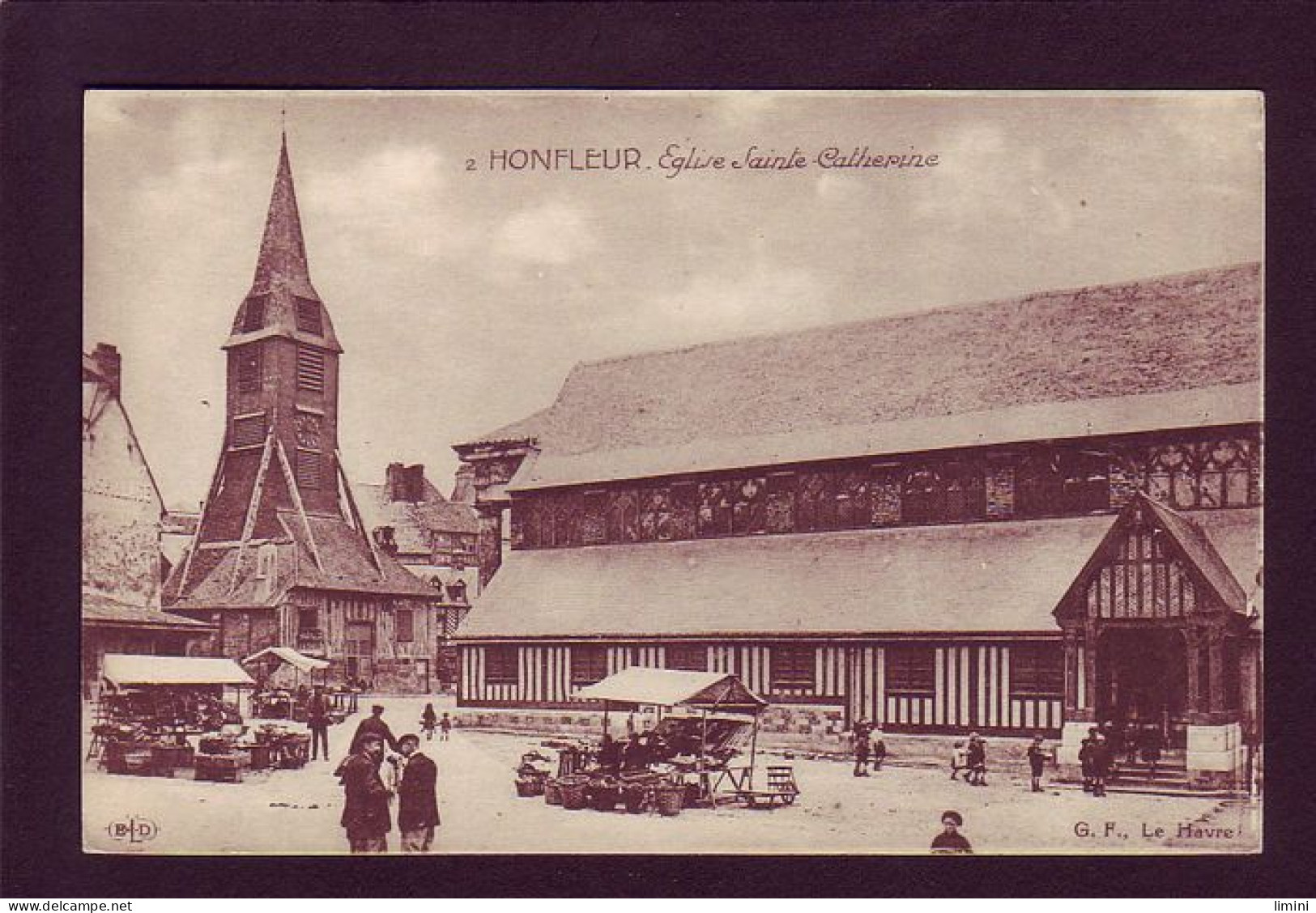 14 - HONFLEUR - ÉGLISE SAINTE-CATHERINE - ANIMÉE -  - Honfleur