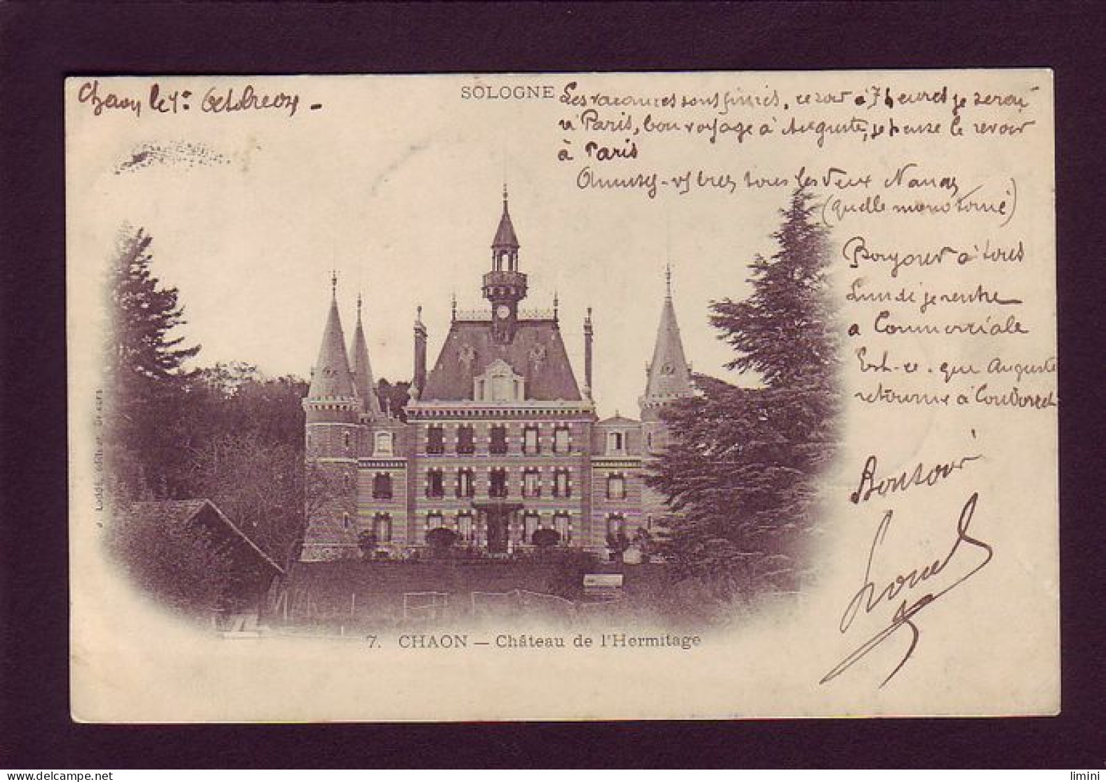 41 - CHAON - CHATEAU DE L'HERMITAGE -  - Other & Unclassified