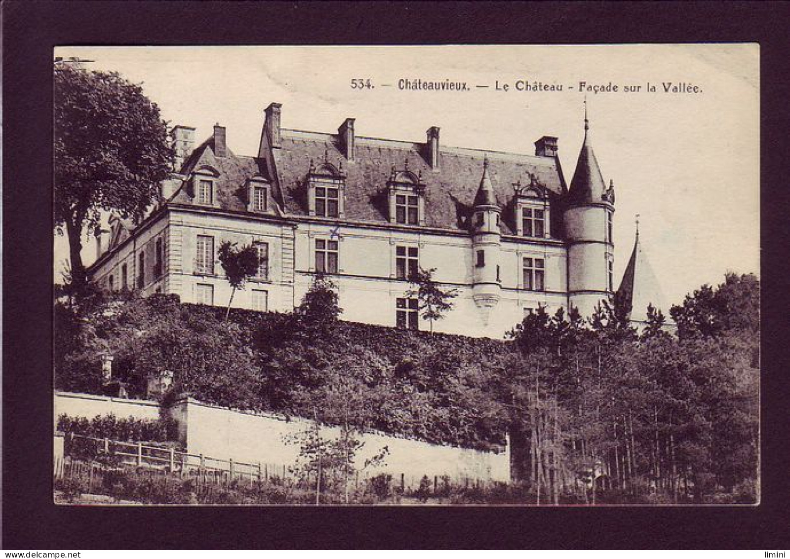 41 - CHATEAUVIEUX - LE CHATEAU - FACADE SUR LA VALLÉE -  - Autres & Non Classés