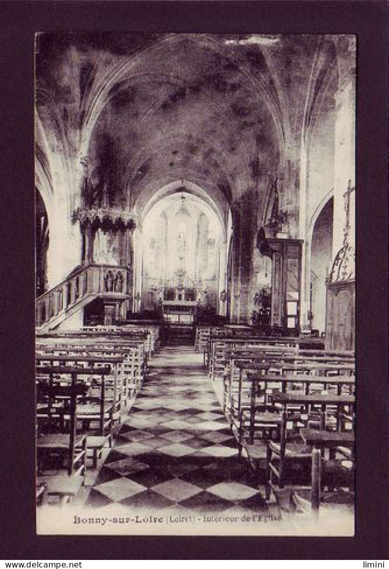 45 - BONNY-sur-LOIRE - INTERIEUR DE L'ÉGLISE -  - Altri & Non Classificati