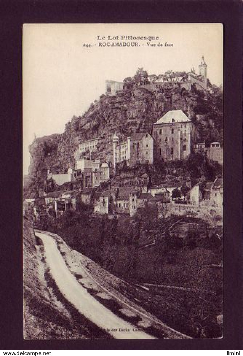 46 - ROCAMADOUR - VUE DE FACE -  - Rocamadour