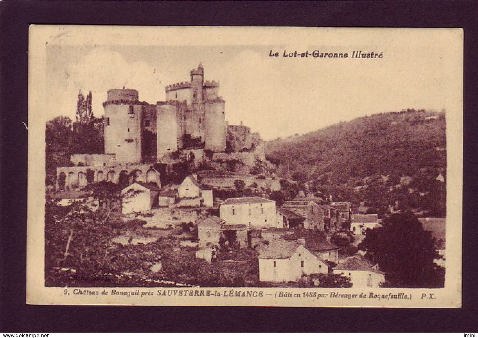 47 - SAUVETERRE-la-LEMANCE - CHATEAU DE BONAGUIL -  - Autres & Non Classés