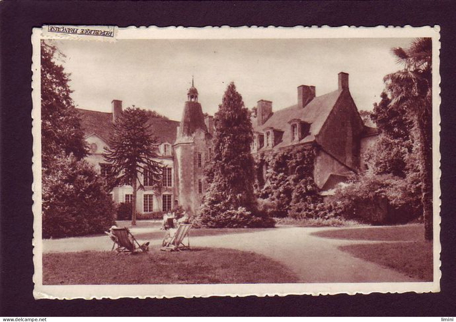 49 - BAUGE - HOTEL PENSION - CHATEAU DE L'AUBERDIERE - ANIMÉE -  - Other & Unclassified