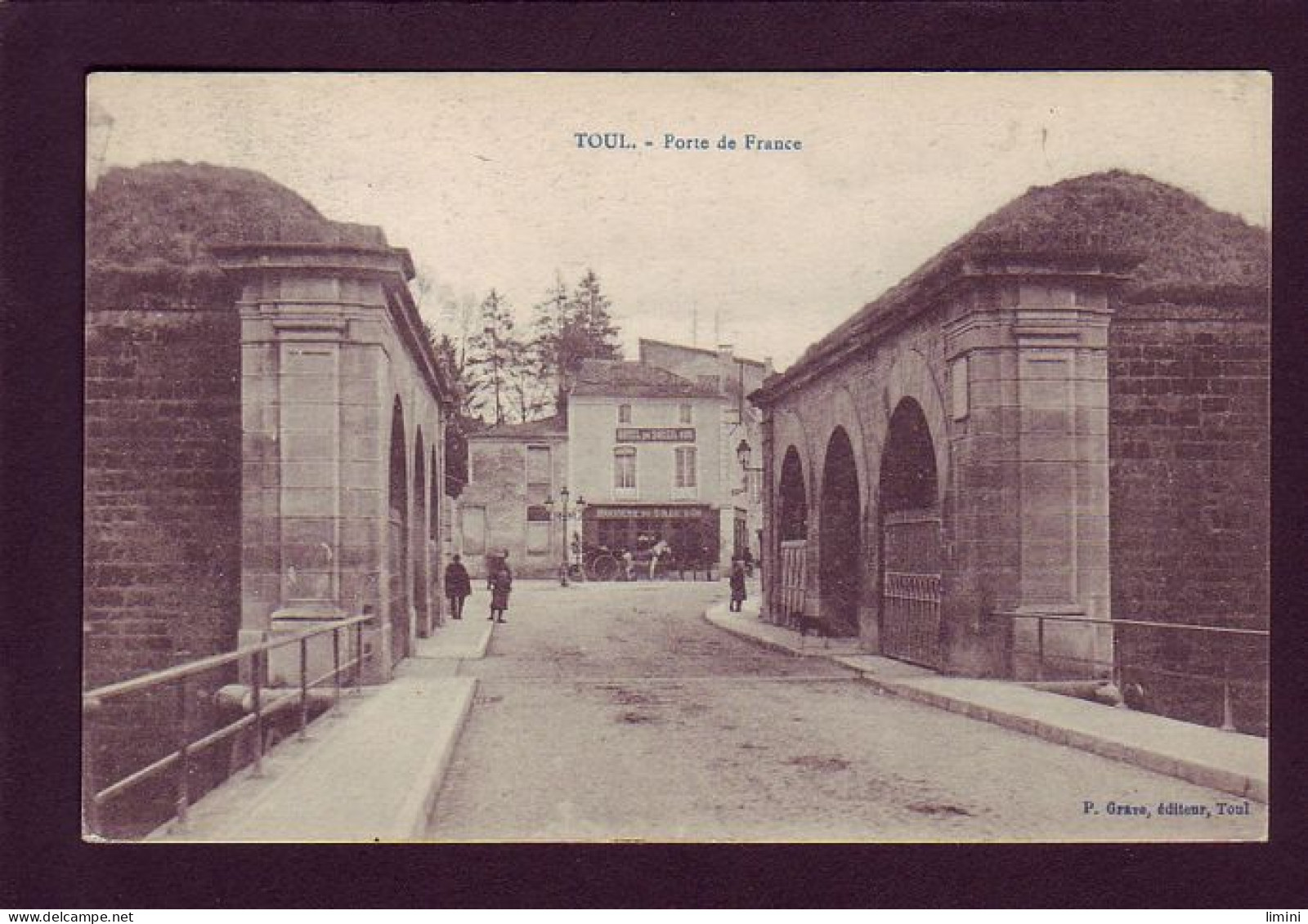 54 - TOUL - PORTE DE FRANCE - ATTELAGE - ANIMÉE -  - Toul