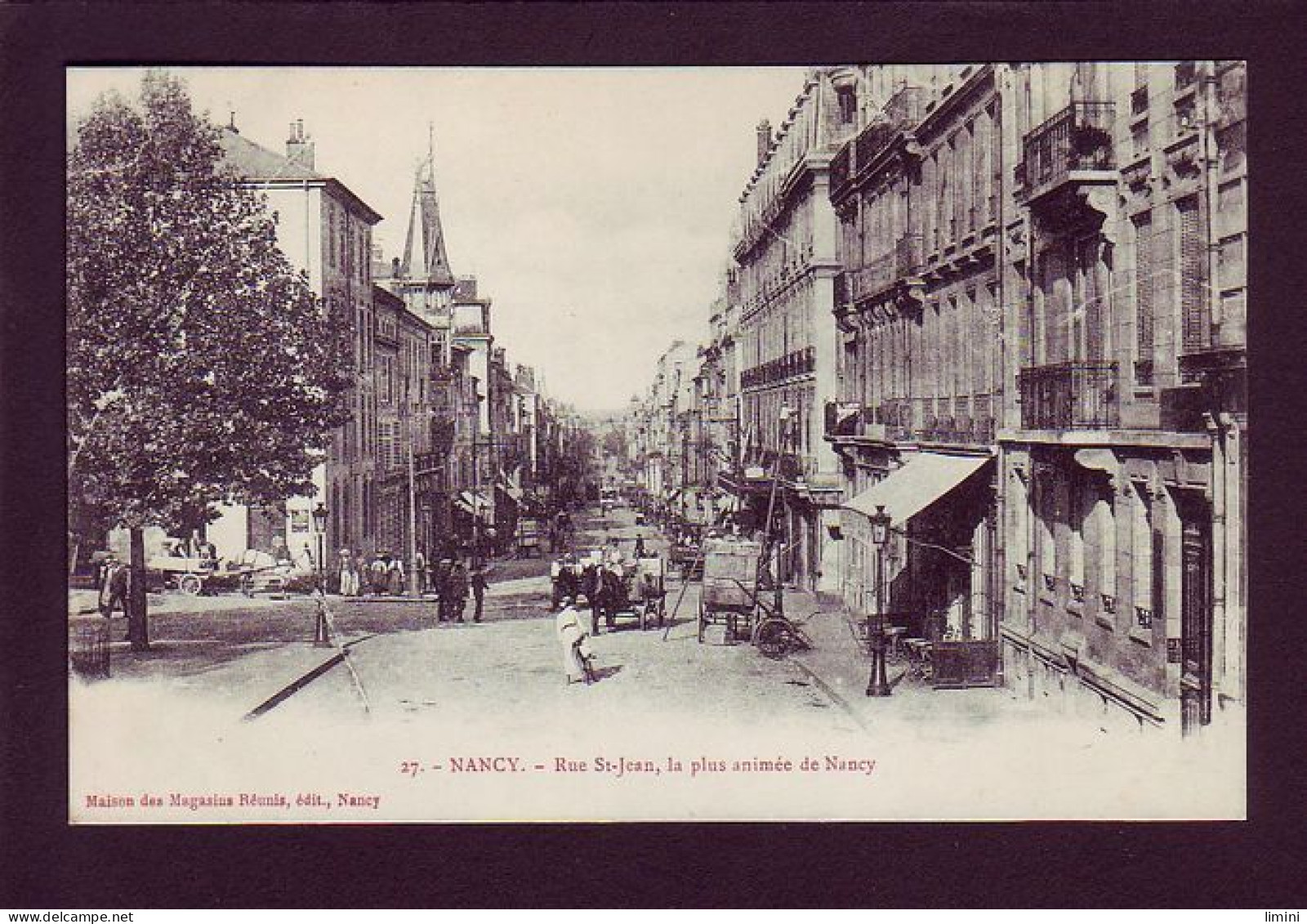 54 - NANCY - LA RUE SAINT-JEAN - ANIMÉE -  - Nancy