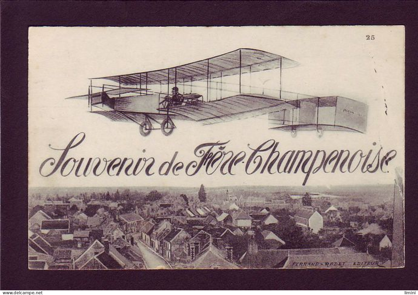 51 - FERE-CHAMPENOISE - CARTE ILLUSTRÉE - SOUVENIR DE FERE-CHAMPENOISE -  - Fère-Champenoise