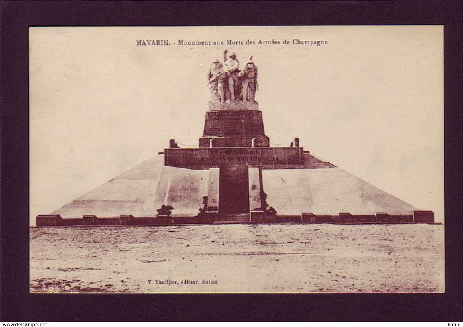 51 - GUERRE 14/18 - NAVARIN - LE MONUMENT AUX MORTS DES ARMÉES DE CHAMPAGNE -  - Autres & Non Classés