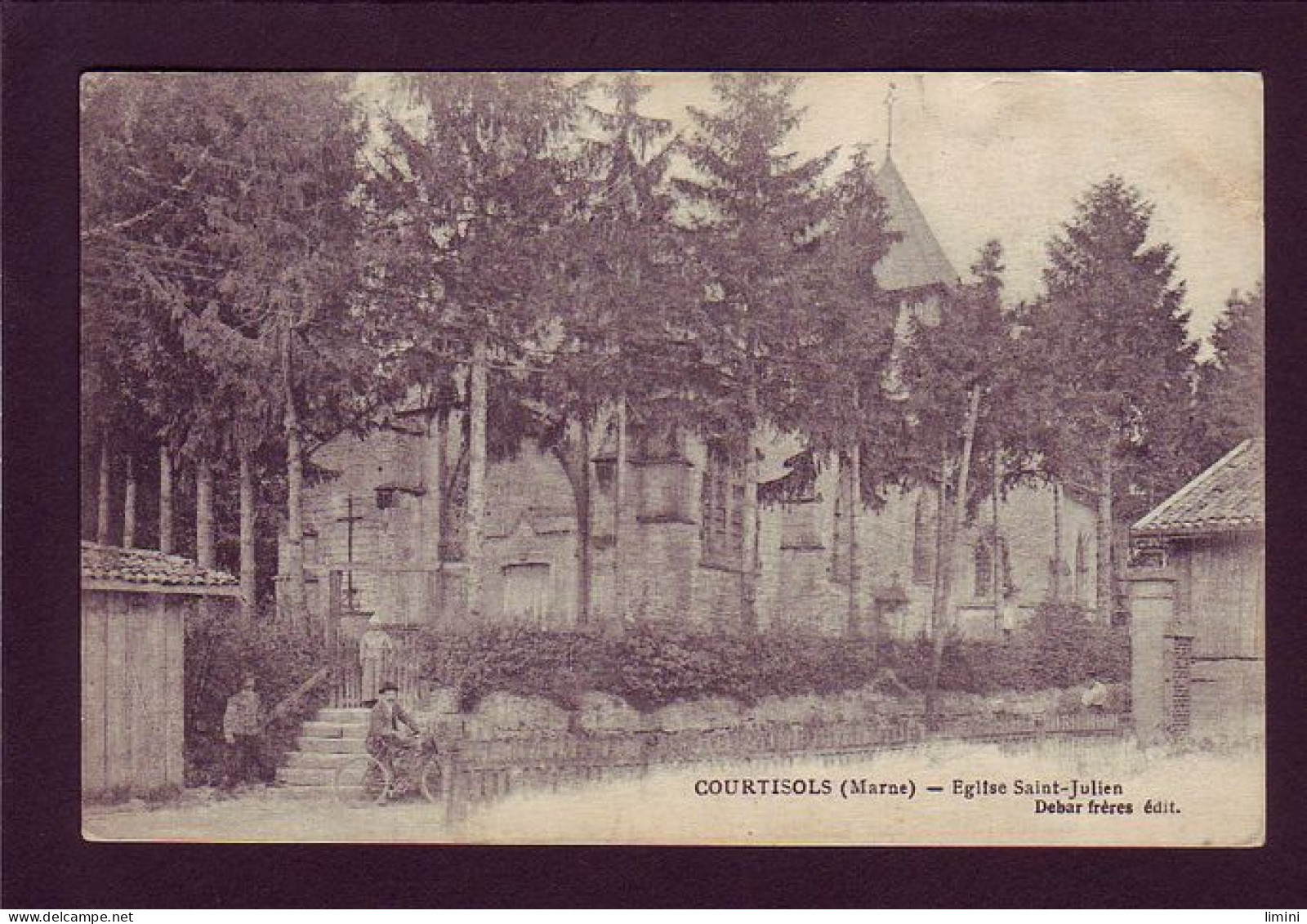 51 - COURTISOLS - ÉGLISE SAINT-JULIEN  - ANIMÉE -  - Courtisols