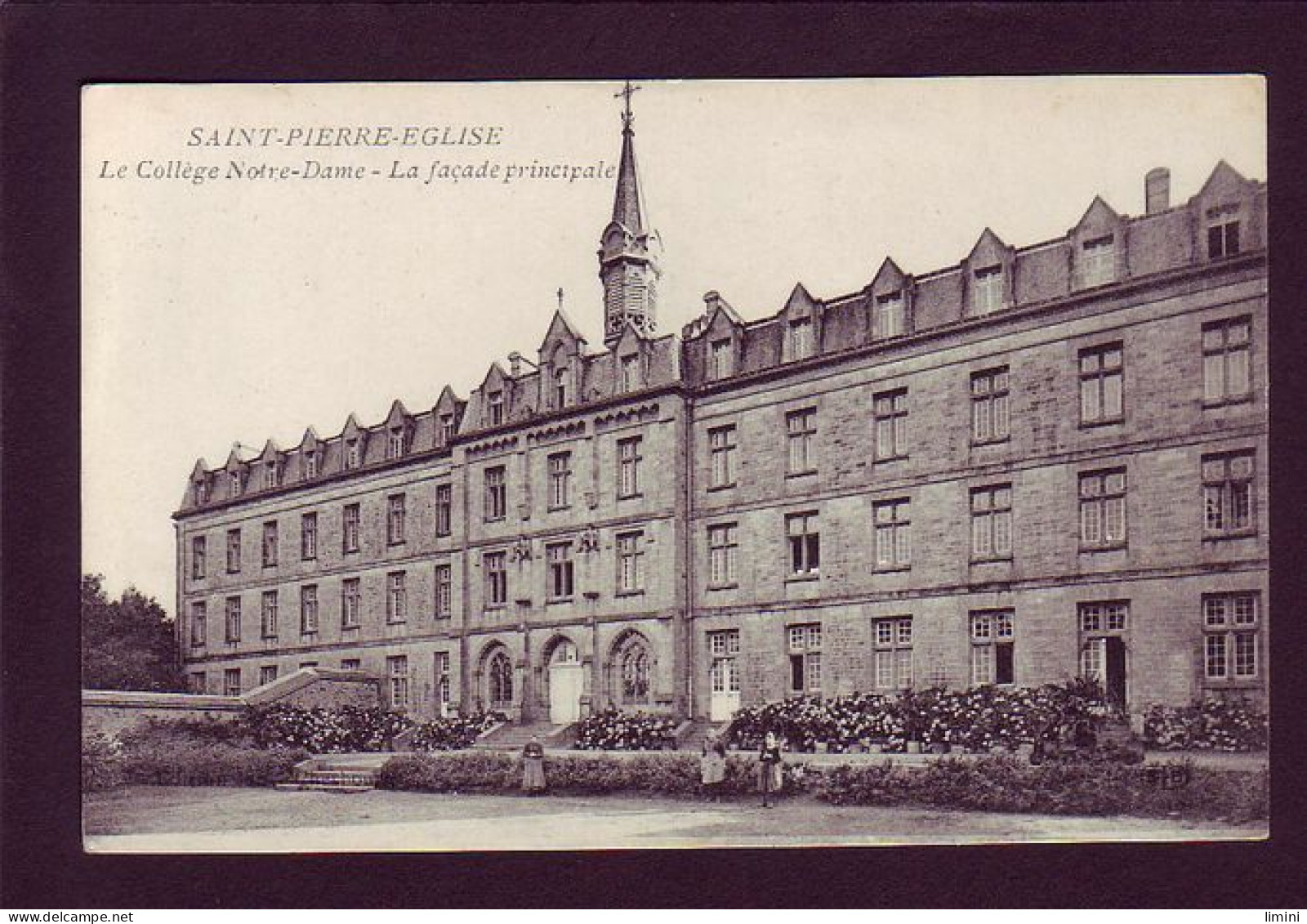 50 - SAINT-PIERRE-ÉGLISE - LE COLLÉGE NOTRE-DAME - ANIMÉE -   - Saint Pierre Eglise