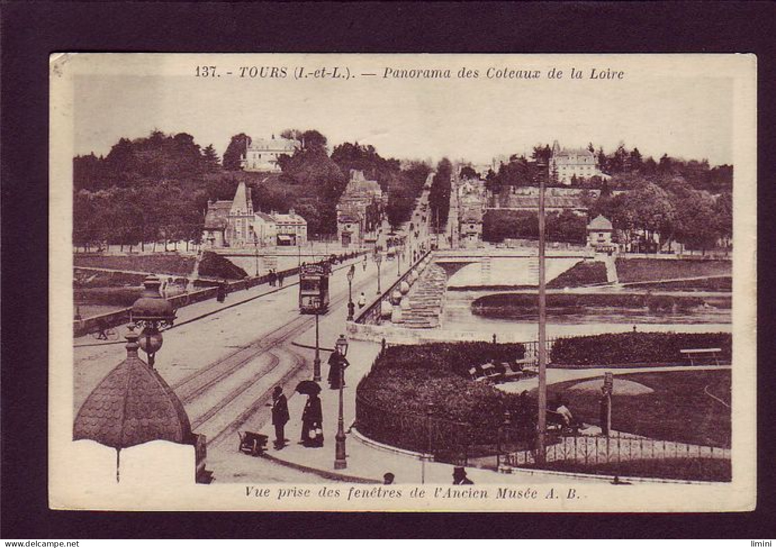 37 - TOURS - PANORAMA DES COTEAUX DE LA LOIRE - ANIMÉE -  - Tours