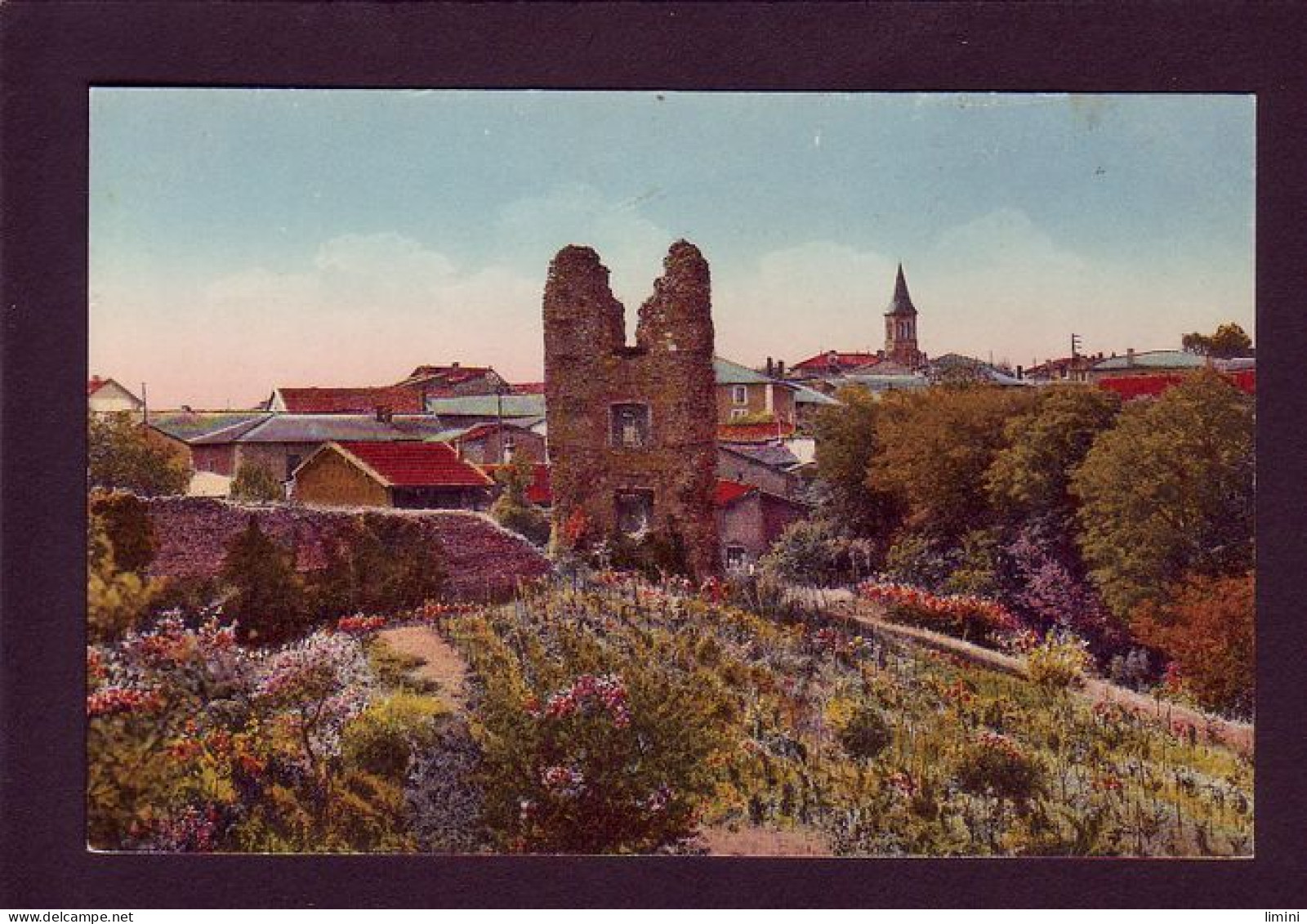 01 - LE MAS-RILLIER - VUE DU VIEUX CHATEAU - ENVIRONS DE MIRIBEL -  - Non Classés