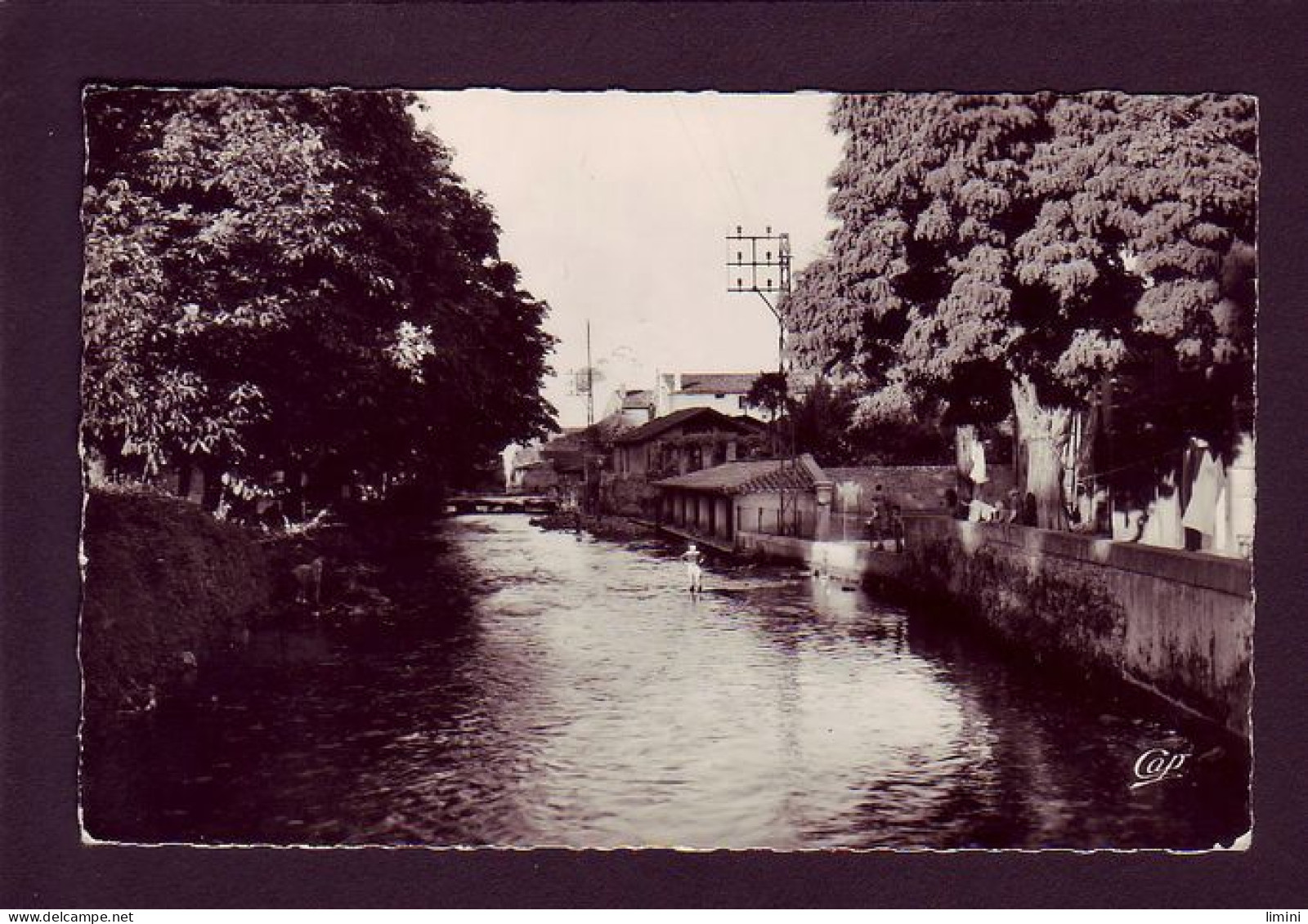 09 - PAMIERS - LE CANAL AU PONT NEUF - ANIMÉE -  - Pamiers