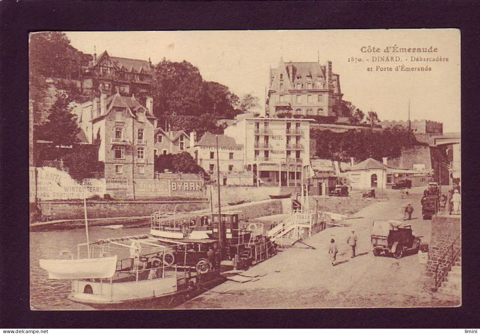 35 - DINARD - DEBARCADERE ET PORTE D'EMERAUDE -  - Dinard