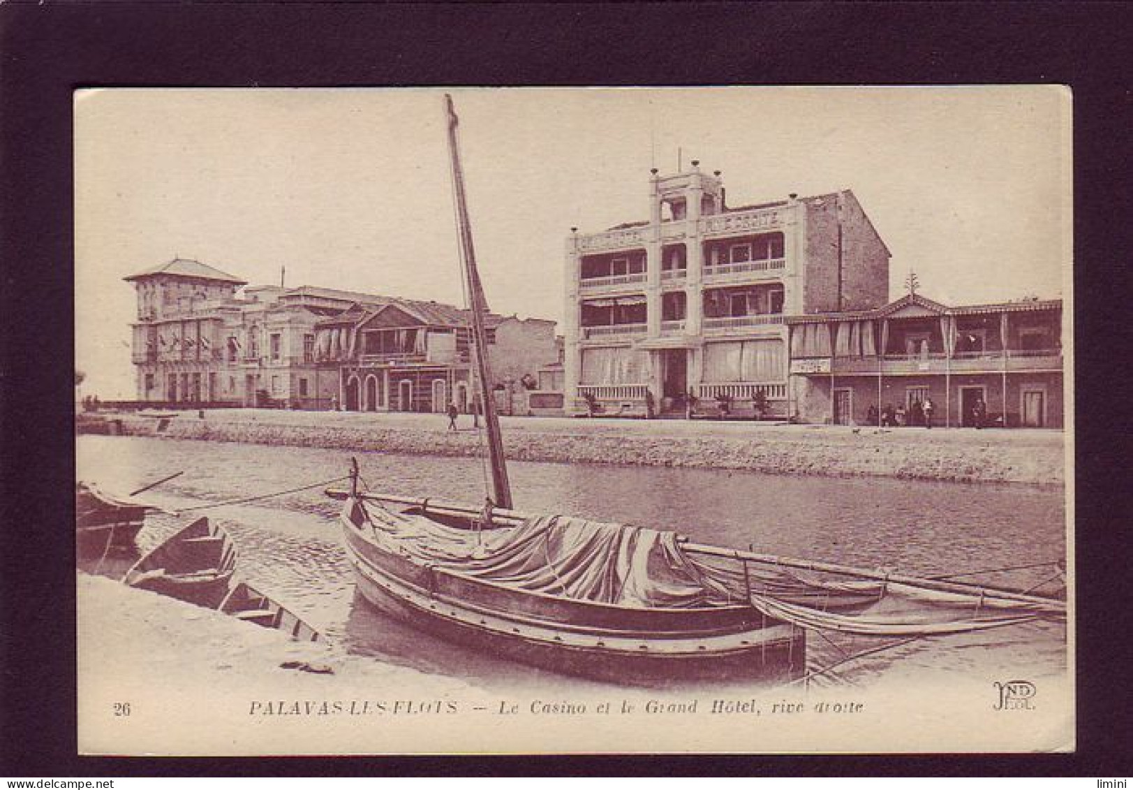 34 - PALAVAS-les-FLOTS - LE CASINO ET LE GRAND HOTEL -  - Palavas Les Flots