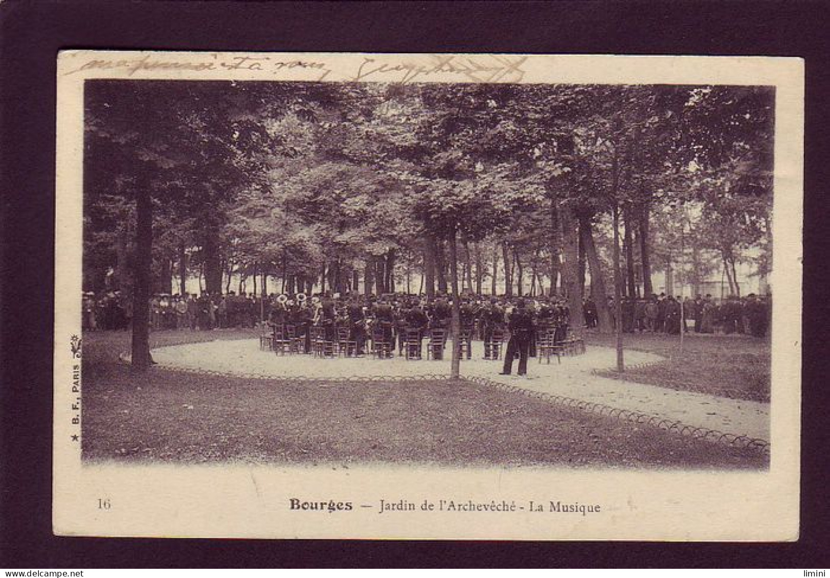 18 - BOURGES - JARDIN DE L'ARCHEVECHE - LA MUSIQUE -  - Bourges