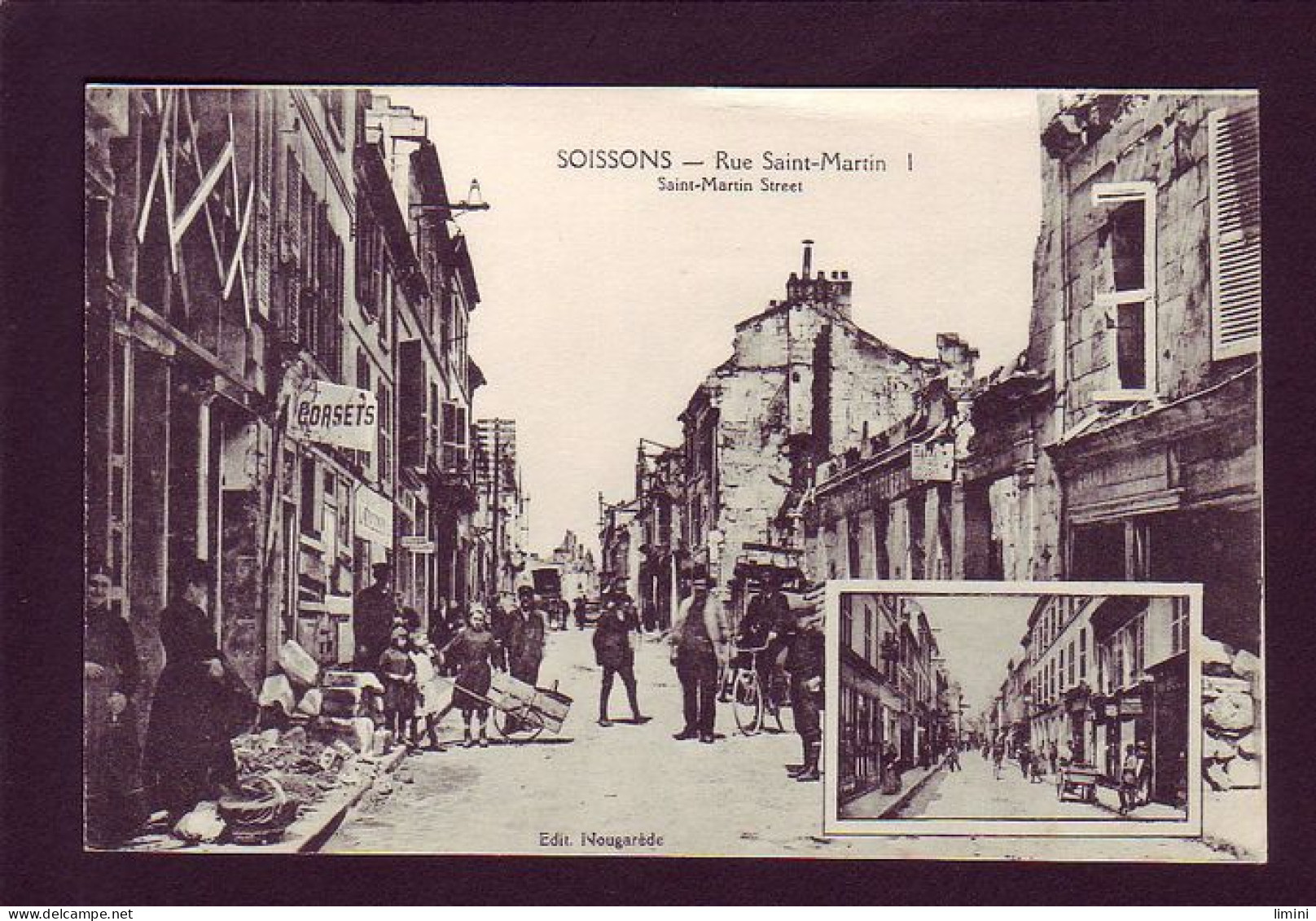 02 - SOISSONS - RUE SAINT-MARTIN - ANIMÉE -  - Soissons