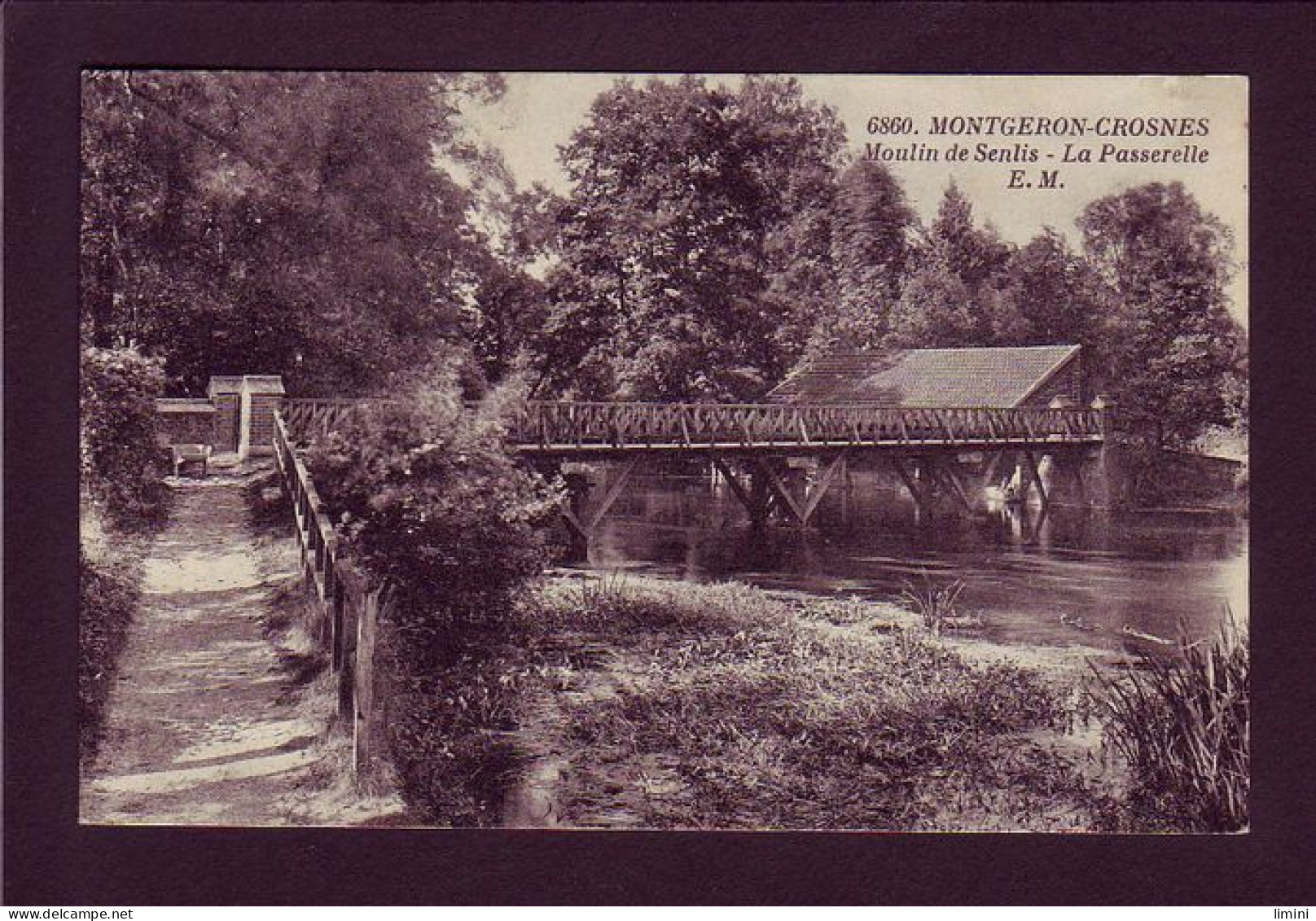 91 - MONTGERON-CROSNES - MOULIN DE SENLIS - LA PASSERELLE -  - Montgeron