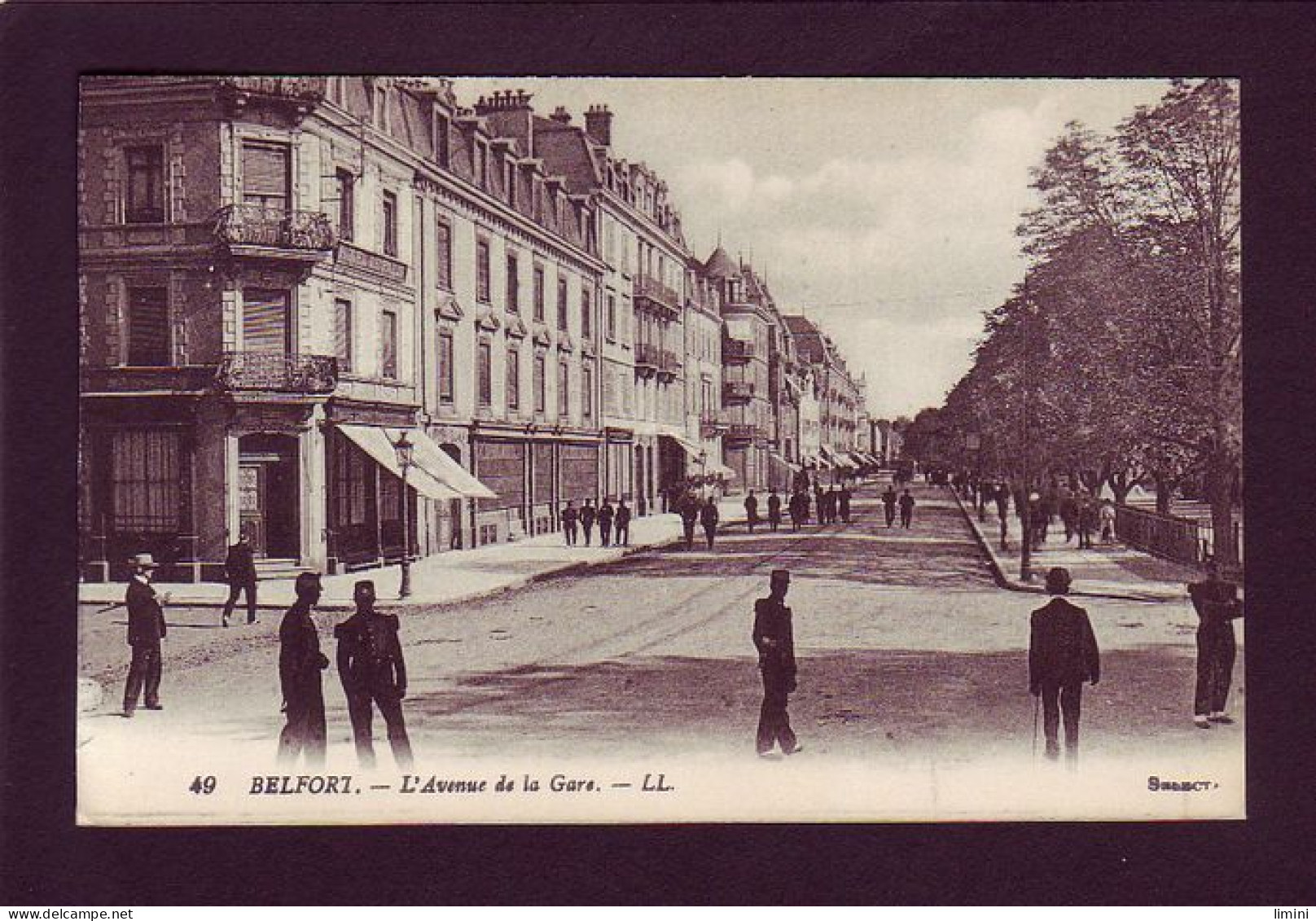 90 - BELFORT - AVENUE DE LA GARE - ANIMÉE -  - Belfort - Stadt