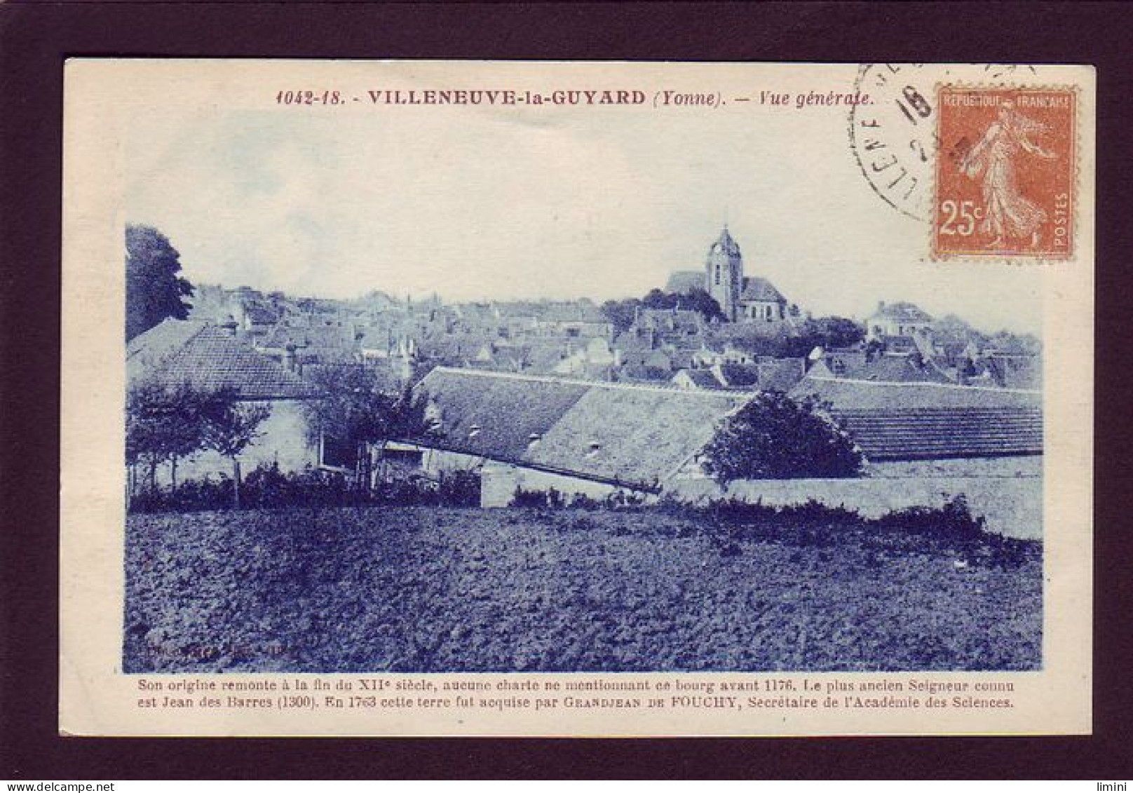 89 - VILLENEUVE-la-GUYARD  - VUE GÉNÉRALE -  - Villeneuve-la-Guyard