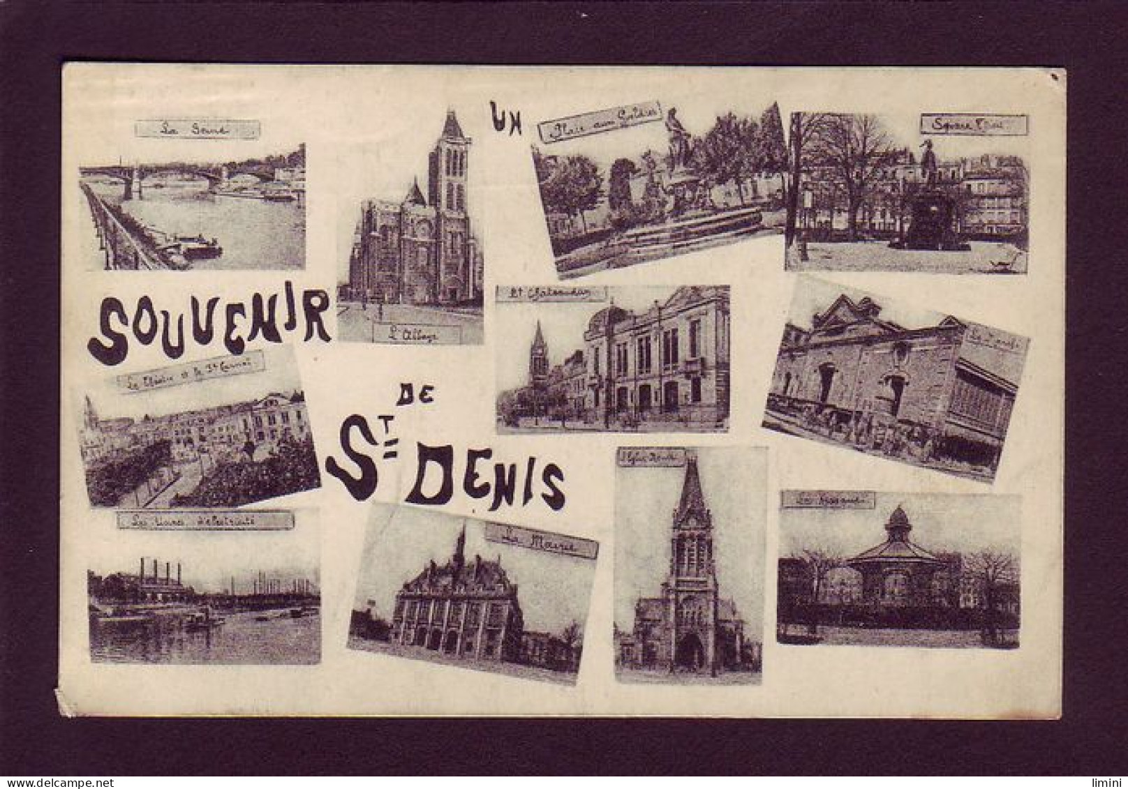 93 - SAINT-DENIS - MULTIVUES - SOUVENIR DE SAINT-DENIS -  - Saint Denis