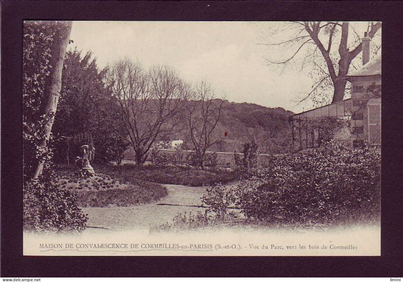 95 - CORMEILLES-en-PARISIS - MAISON DE CONVALESCENCE - VUE DU PARC -  - Cormeilles En Parisis