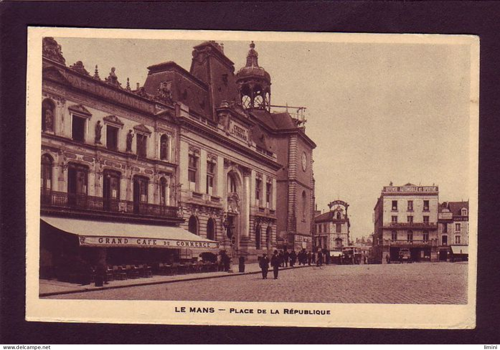 72 - LE MANS - PLACE DE LA REPUBLIQUE - CREDIT LYONNAIS -  - Le Mans