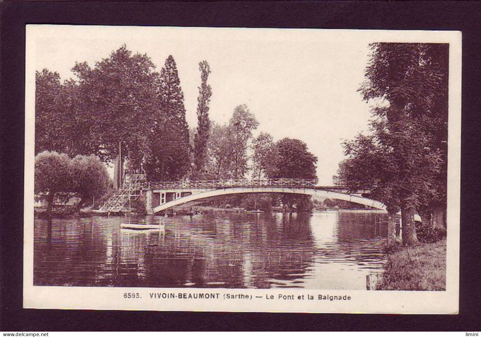 72 - VIVOIN-BEAUMONT - LE PONT ET LA BAIGNADE -  - Autres & Non Classés