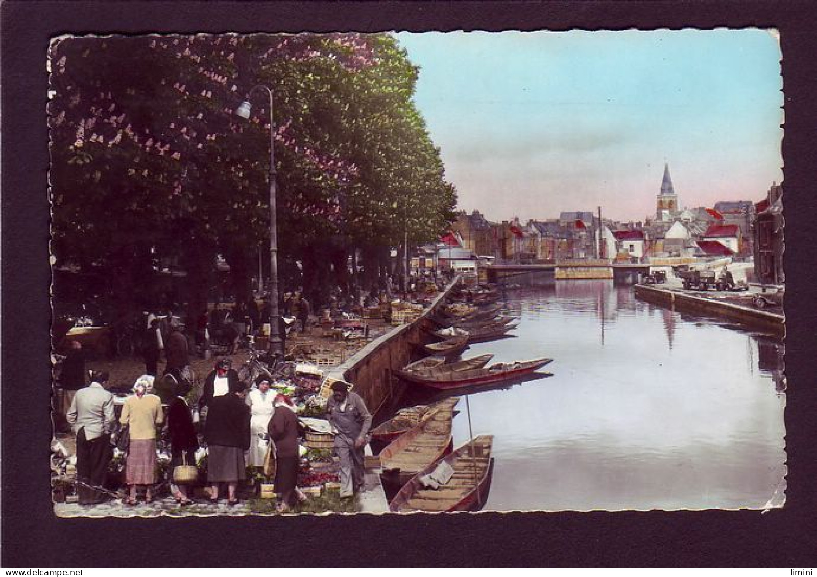 80 - AMIENS - LE MARCHE SUR L'EAU - ANIMÉE -  - Amiens