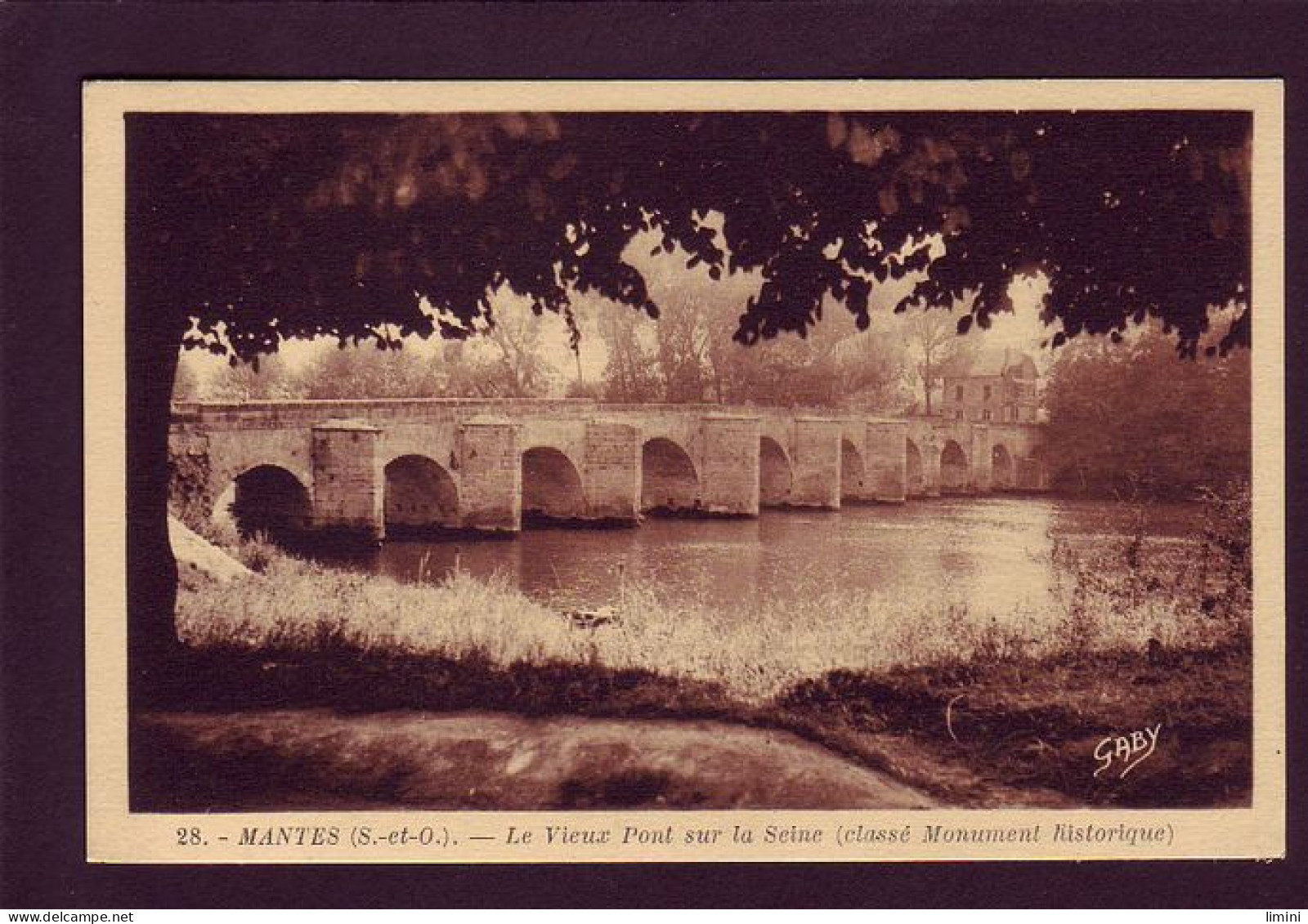 78 - MANTES - LE VIEUX PONT SUR LA SEINE -  - Mantes La Jolie