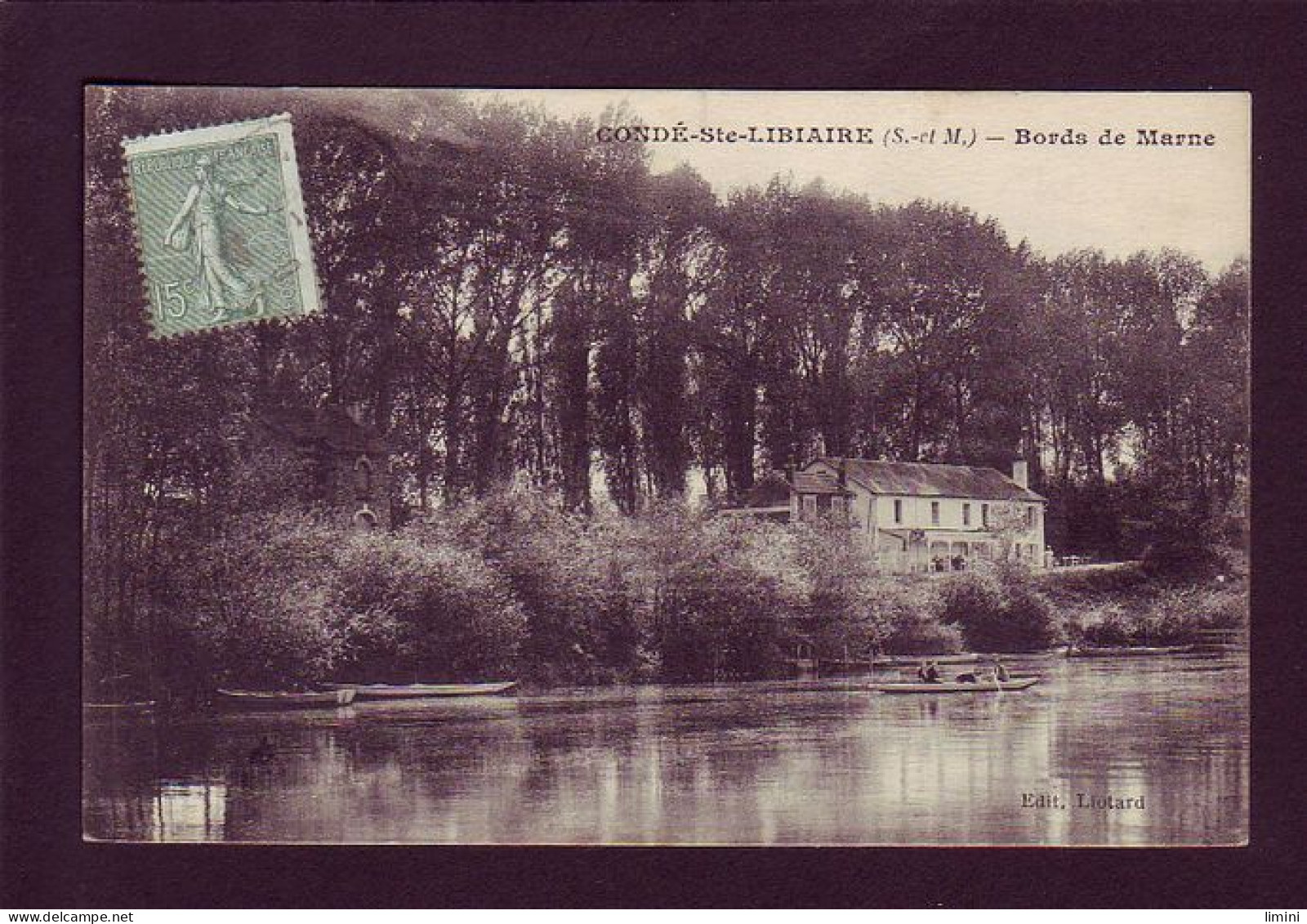 77 - CONDE-SAINTE-LIBIAIRE - BORDS DE MARNE - PROMENADE EN BARQUE -  - Sonstige & Ohne Zuordnung