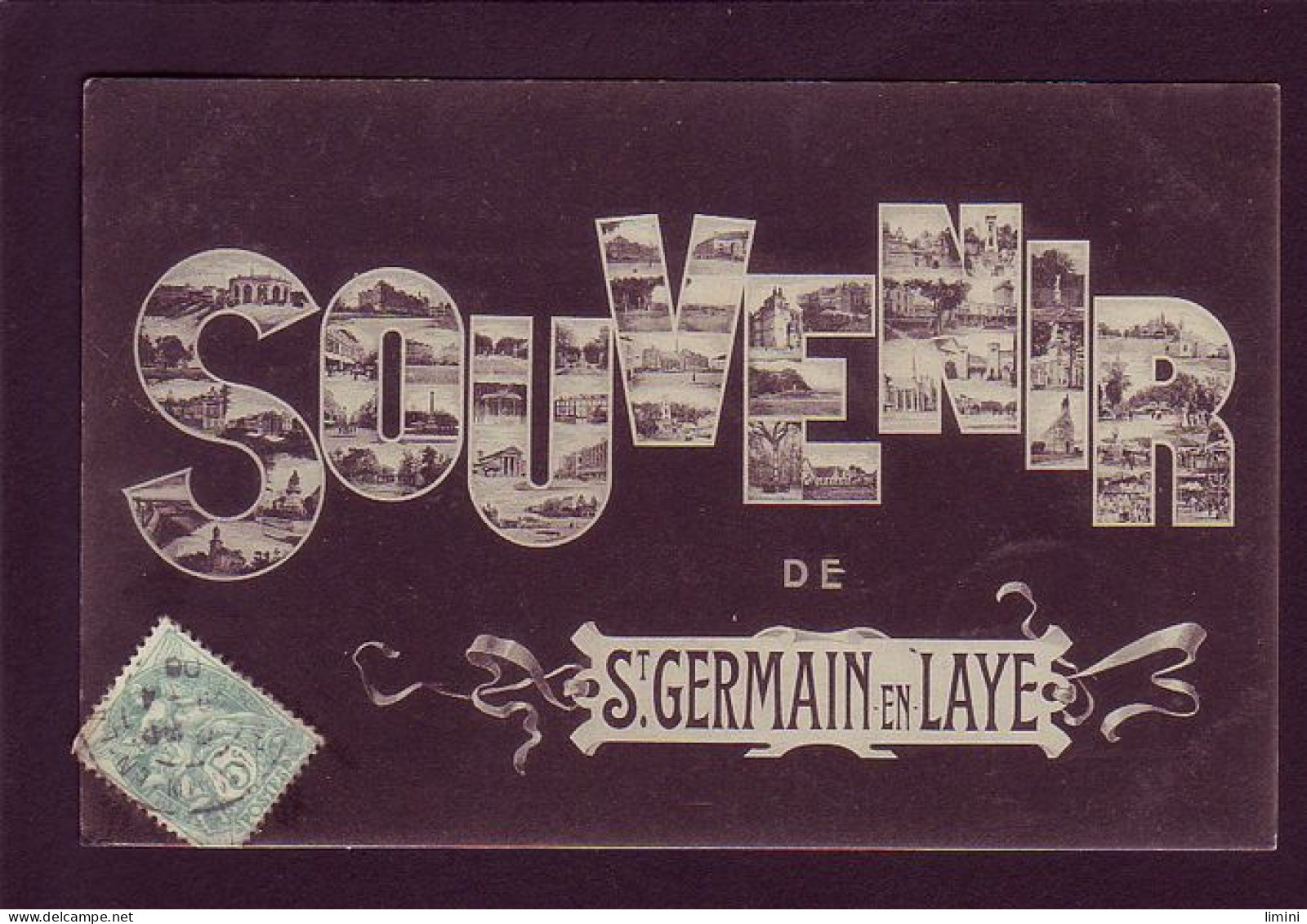 78 - SAINT-GERMAIN-en-LAYE - LETTRES - SOUVENIR -  - St. Germain En Laye (Schloß)