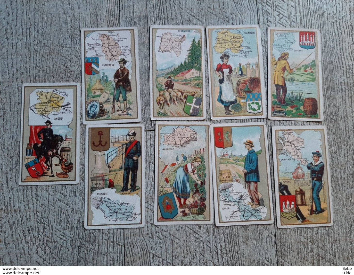 30 Images Chromos Les Vieilles Provinces De France Farines Jammet Illustré Par Jean Droit - Sonstige & Ohne Zuordnung